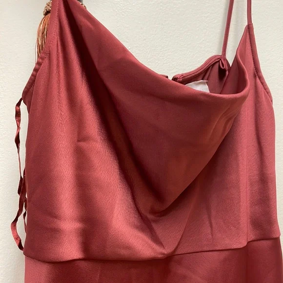 BHLDN Cali Satin Charmeuse Midi Dress By Anthropologie!!🔥🔥🔥 - Picture 8 of 16